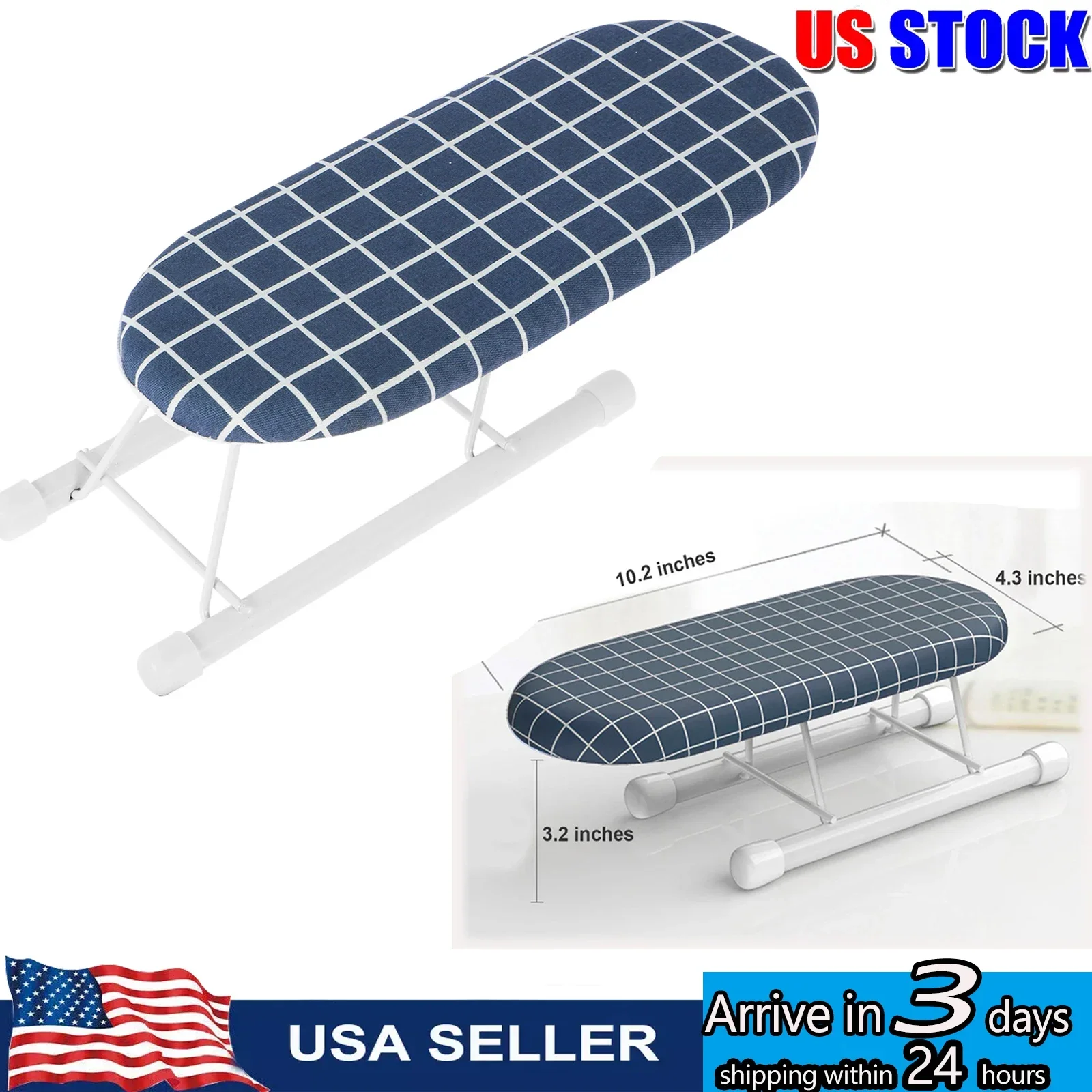 

Portable Folding Ironing Board Small Tabletop Ironing Board Durable Easy Operation For Household Ironing Shirt Sleeves Cuffs