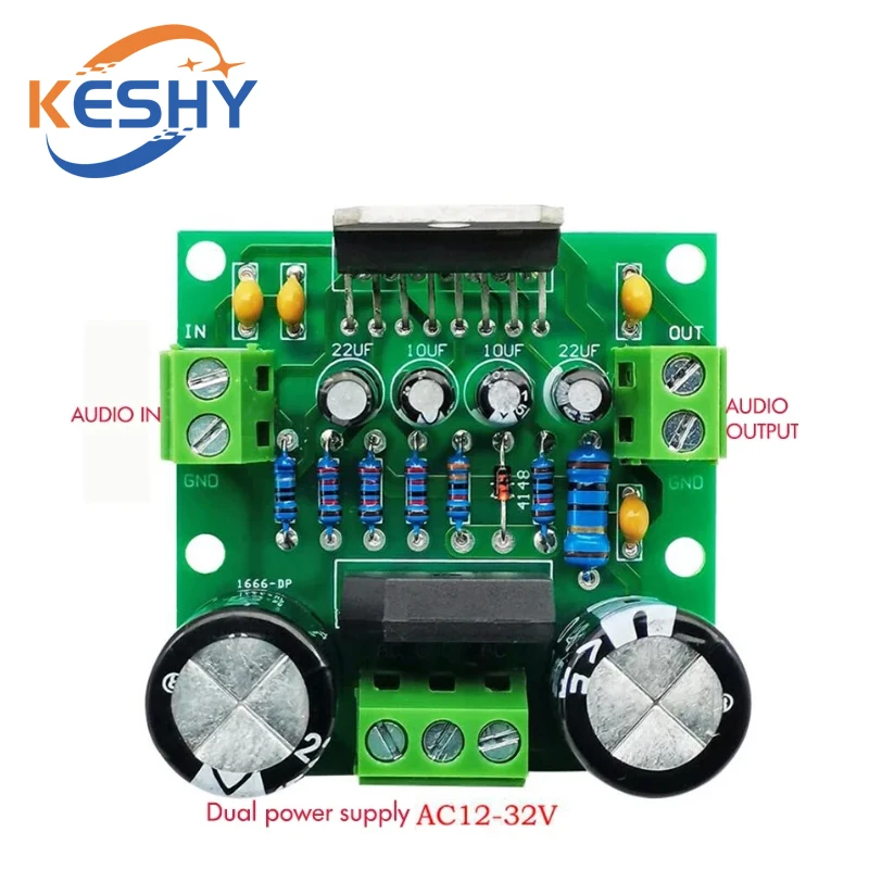 100W Digital Power Amplifier Board TDA7293 / 7294 High Power Dual 12-32V Single Channel Audio Amplifier Module for DIY Speaker