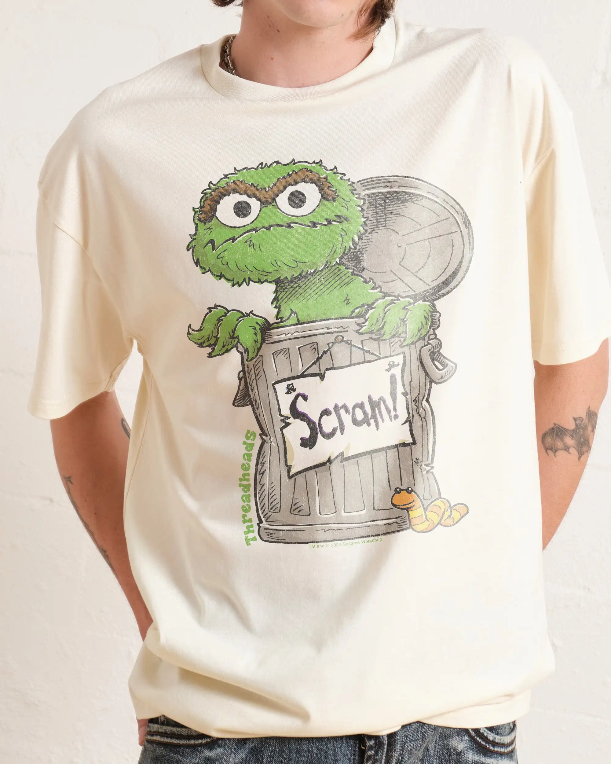 Classic Scram Sesame Fun Meme Street Trend Brands Graphic T-Shirt Cotton Men Women Streetwear Tee