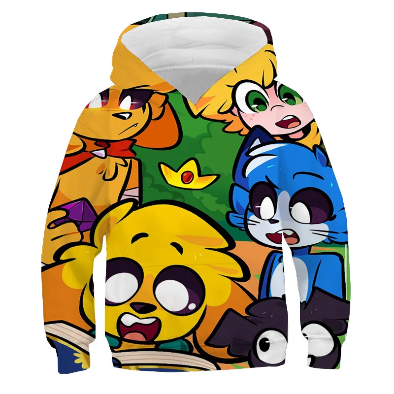 Harajuku Mikecrack Hoodies for Kids Boys Girls Casual Sweatshirt Tops Cartoon 3D Print Hoodie Children Fashion Hoodie Pullovers