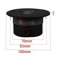 4 inch 25W 4 ohms 8 ohms Speakers Silkmembrane   High Pitched Sound Speaker  Dual Magnetic Anti Magnetic Loudspeaker Audio