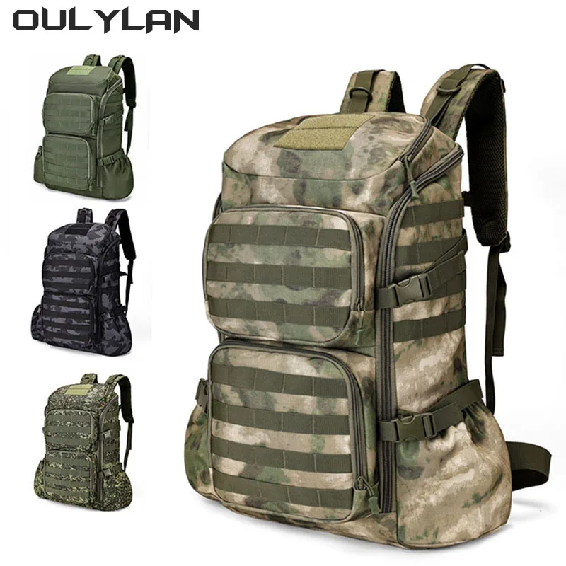 Oulylan Outdoor Sports Multi functional Travel Backpack for Men Large Capacity Hiking Backpacks Camping Hunting Fishing Knapsack