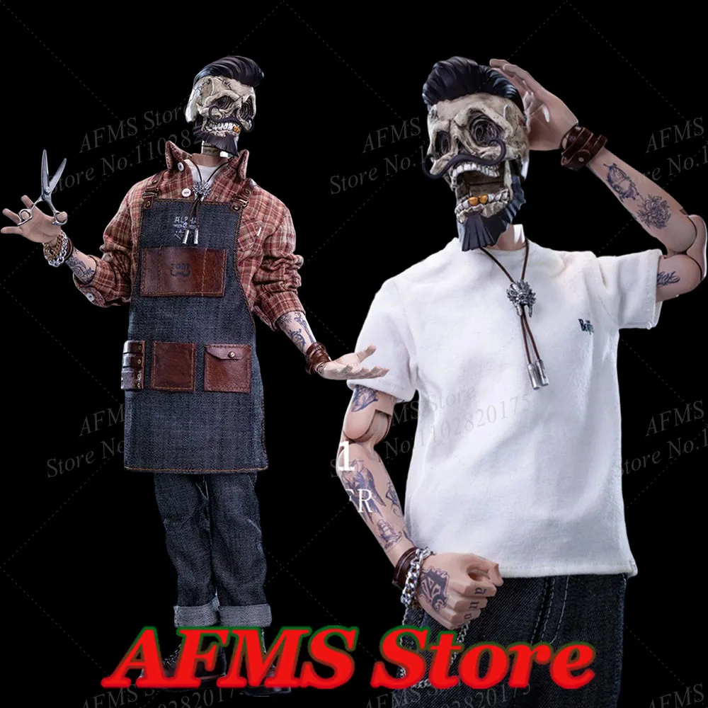 

Коллекционная фигурка в масштабе 1/6, винтажная фигурка Помпадур, парикмахерская Тони, голова пересадки волос, полный набор, 12 дюймов, мужская фигурка солдата, модель