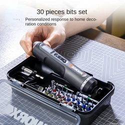 Youpin Worx-4V Conjunto De Chave De Fenda Elétrica, WX242, Chaves De Fenda Elétricas Sem Fio Inteligentes, Cabo Recarregável USB, 30 Bit Sets, Ferramentas