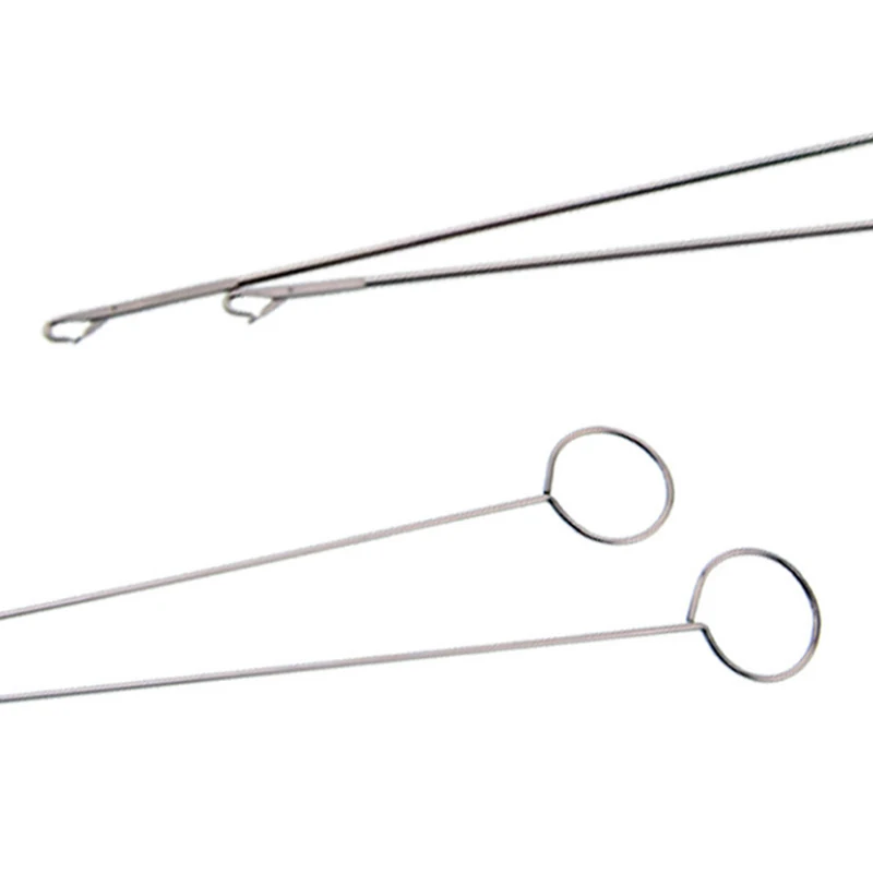 1pcs Stainless Steel Sewing Loop Turner Hook Turning Fabric Tubes Strap Tool