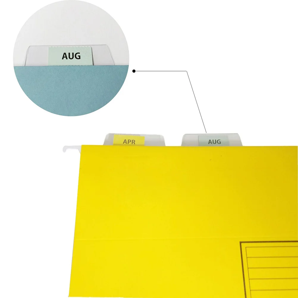

200Pcs Plastic Hanging File Folders Suspension Files for Office Home Document Organization Classification Labels File