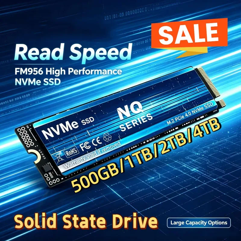 2026 NQ SSD 500GB 1TB 2TB 4TB M.2 2280 SSD NVMe M2 PCIe 4.0 Internal Solid State Drive Hard Disk for Laptop Computer