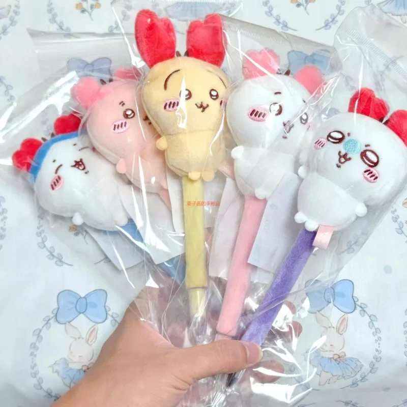 

chiikawa limited sun star crab head osmanthus plush doll ballpoint pen 0.7mm anime accessories