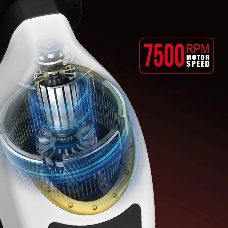 WMARK NG-7230 Professioneller Haarschneider für Herren, 7500 U/min, Keramik-Klinge, wiederaufladbarer Trimmer, elektrischer Haarschneider. – Detail 2