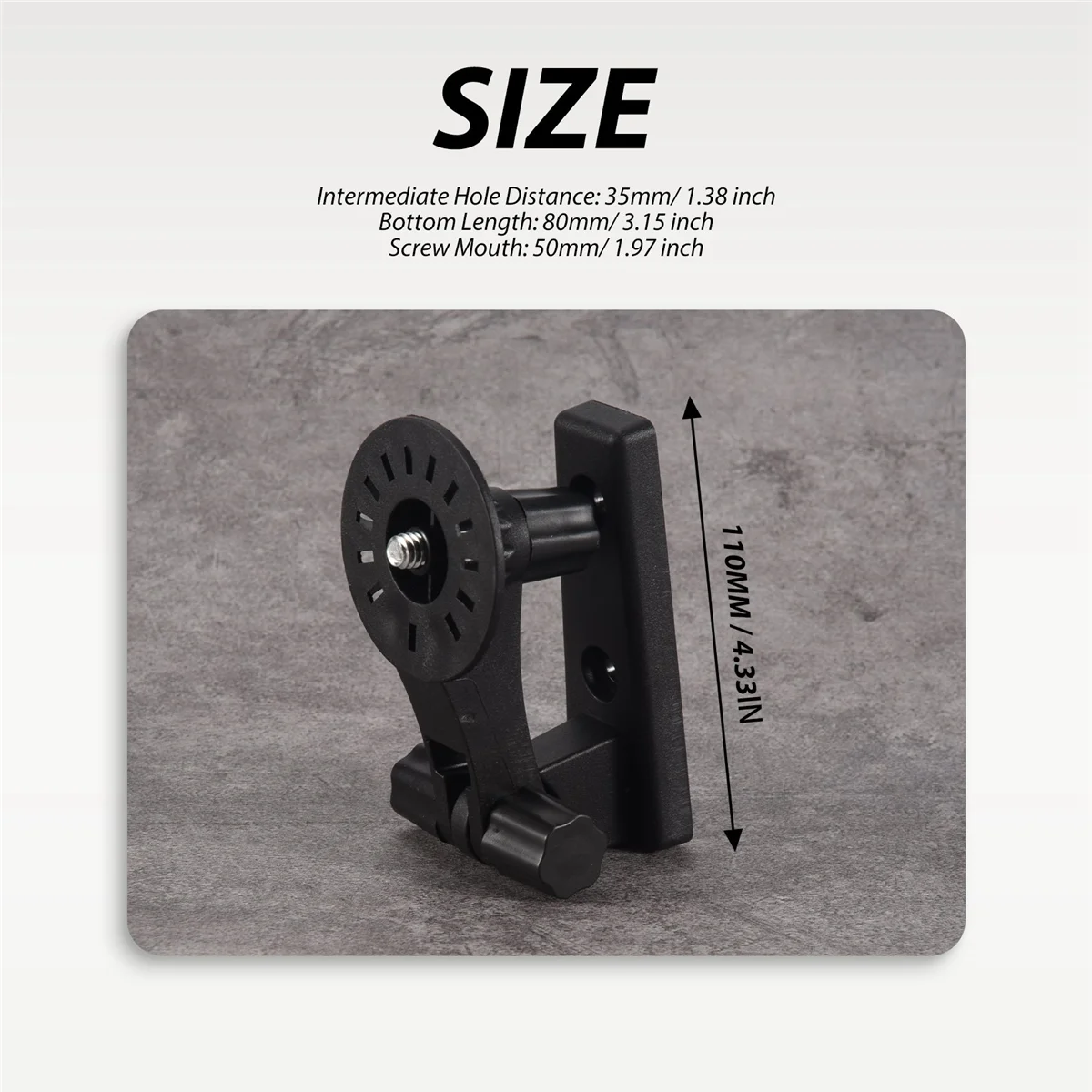 Wall Mount Bracket Cam Storage Stand Holder 180 Degree Adjustable For Cloud Camera 291 Series Wifi Home Security Camara(Black)