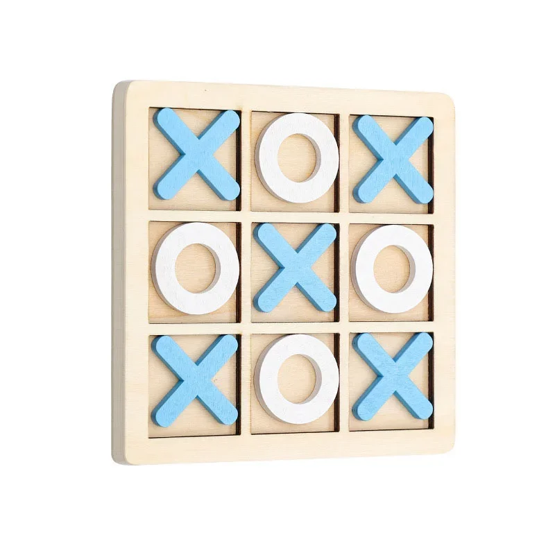 Montessori Wooden Toy Mini Chess Play Game Interaction Puzzle Training Brain Learing Early Educational Toys for Children Kids