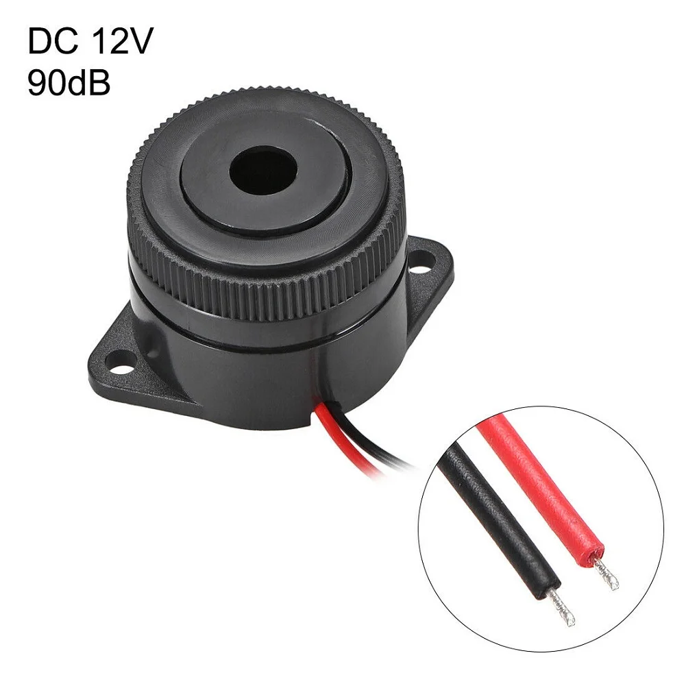 Practical Quality Useful Active Buzzer Electronic Parts Vehicle 1pcs DIY Retrofit Sounder 90dB ABS Accessories