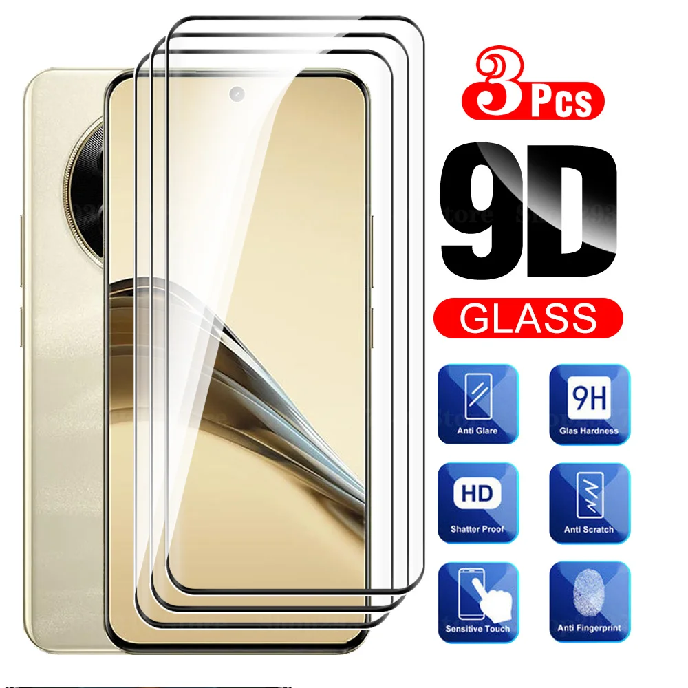 3pcs screen protector 13Pro Plus 20D Curved Edge Protective glass For Realme 13 Pro＋ 13 pro plus 13proplus 13pro＋ tempered glass