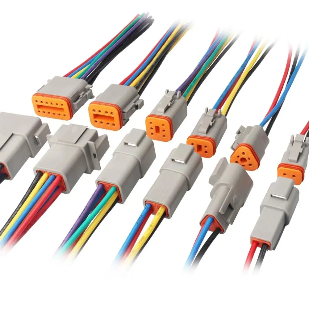 

Automotive Waterproof Electrical Connector, Male And Female Way Auto Electrical Wire Connectors Harness For Car Truck Motor U9A2