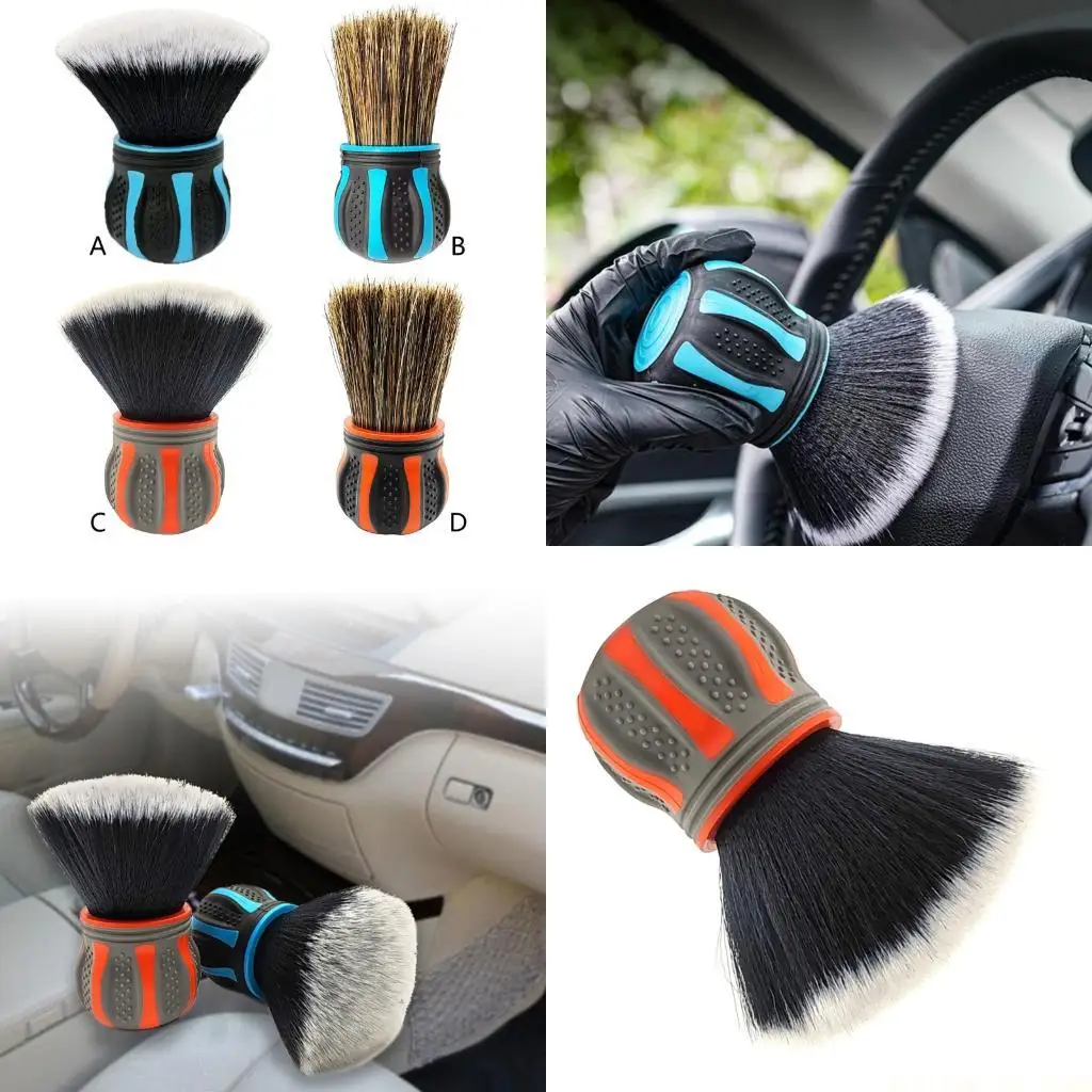 J0MA Scratch Detailing Brush All Purpose Auto Detailing Tool with Ergonomic Handle Easy to Carry for Car Trucks SUVs