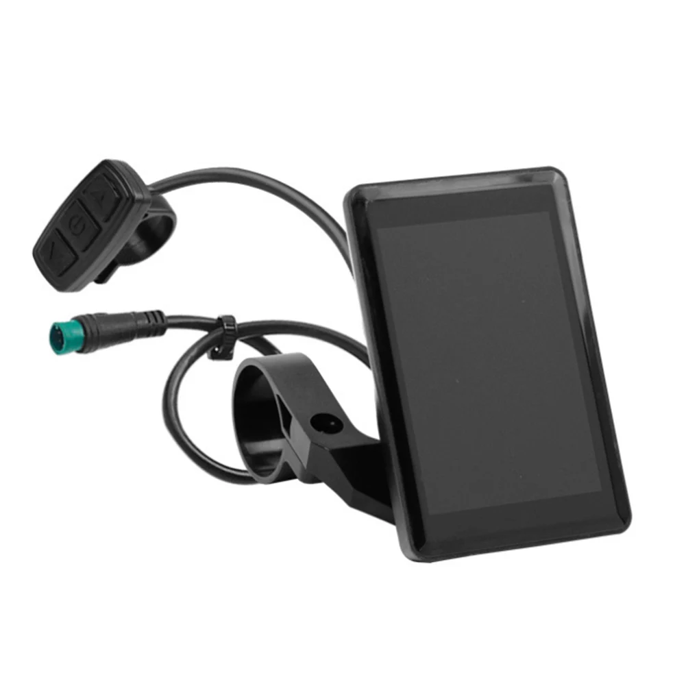 

Цветной ЖК-экран Дисплей для электронного велосипеда Материал ABS Прозрачность пробега Легкий дизайн Дисплей на руль электронного велосипеда