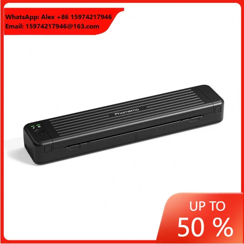 Phomemo Mini A4 Portable Thermal Printers Wireless Travel A4 Printers Photo/File/Tattoo Printing Machine For Office/Business
