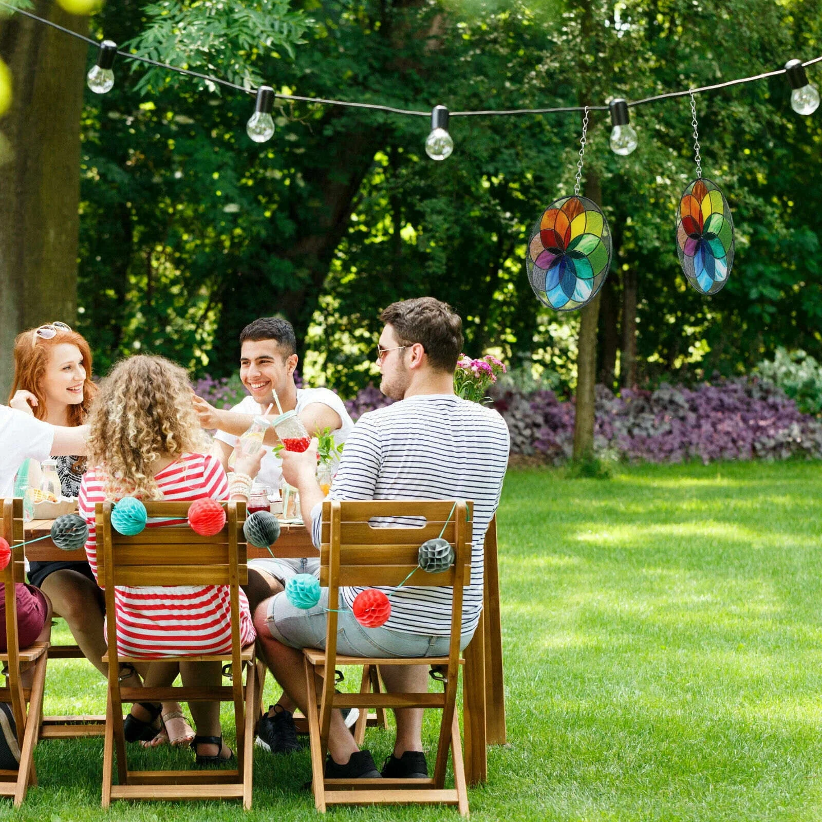 Decorative Window Hanging Acrylic Panel Rainbow Suncatcher For Garden Decor Window Decoration Home Decor