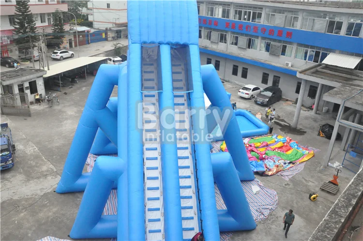 الصين سعر المصنع الموجة التجارية الأزرق الشرائح المياه القابلة للنفخ للبيع #5