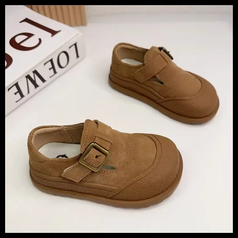 Children Casual Shoes Retro Children's Casual Shoes 2024 New Spring and Autumn Children Boys and Girls Single Shoes