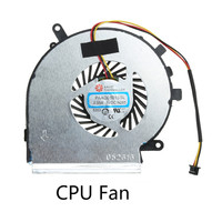 Laptop CPU GPU Fan For MSI GE72 GE62 PE60 PE70 GL62 GL72 2QD 2QE 2QF 007X 053X 216XCN Cooler PAAD06015SL DC5V 0.55A Radiator