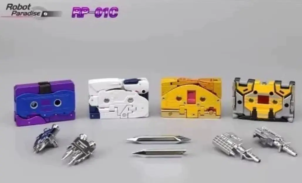 En Stock, juguete transformador FT RP02, tablero de armado, grabadora negra, cinta RP01C, regalos de modelos coleccionables