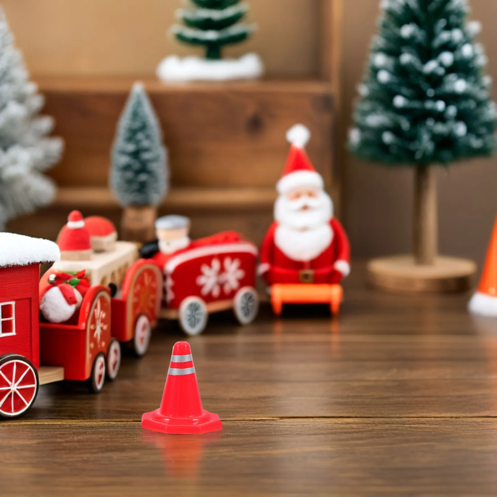 40pcs Sand Table Parking Scene DIY Set – Realistic Traffic Barriers, Road Signs & Cones for Kids Educational Play