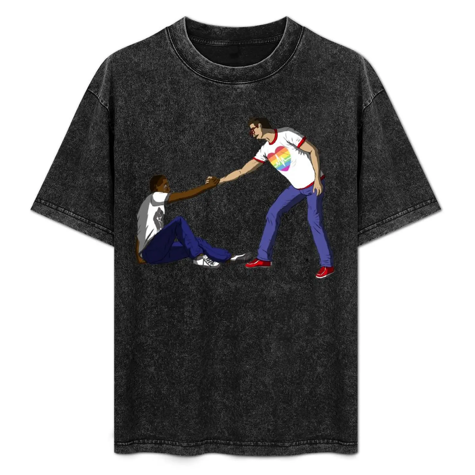 

We Stand Together T-Shirt Large Size Casual Tee Shirt