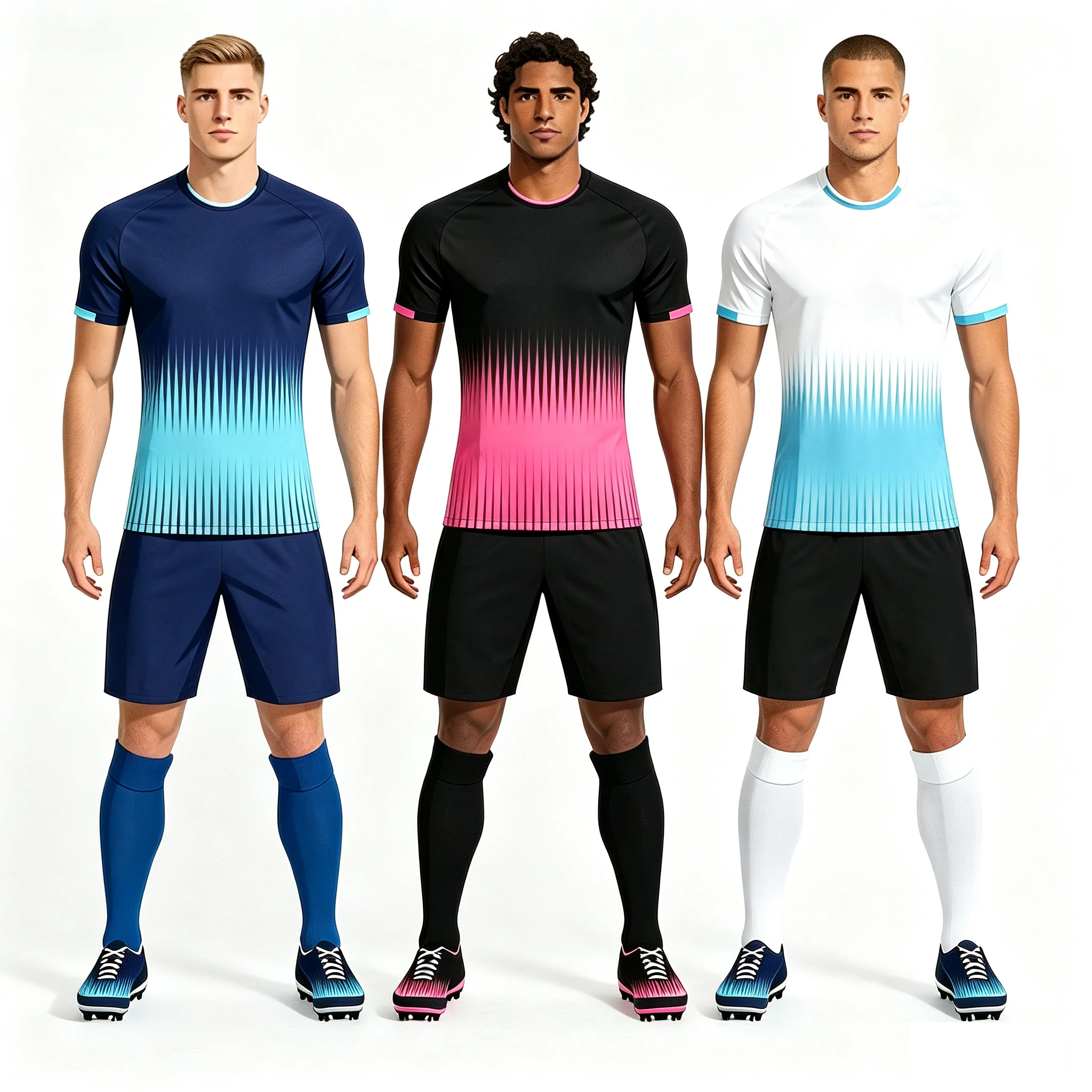 New MAN Women Football Jerseys Soccer Quick-Drying Professional  Uniforms Adult Kids Futsal Sportswear Kit Training