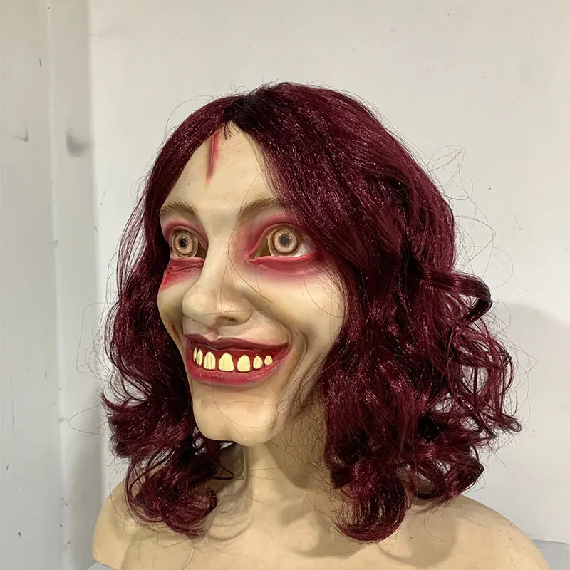 

Ghost Man Mask Resurrection Thriller Hood Horror Mask Latex Ghost