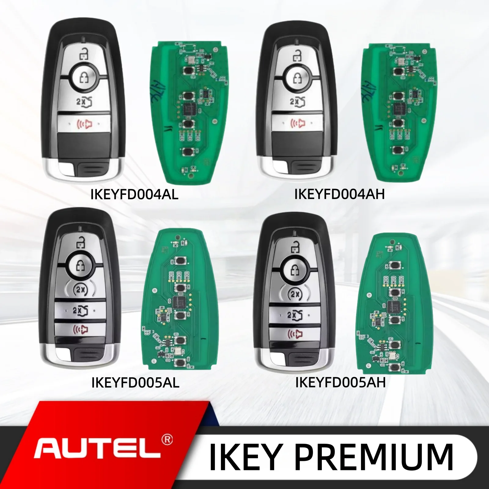 

1PCS Autel IKEYFD005AL IKEYFD005AH IKEYFD004AL IKEYFD004AH For KM100 IM508 IM608