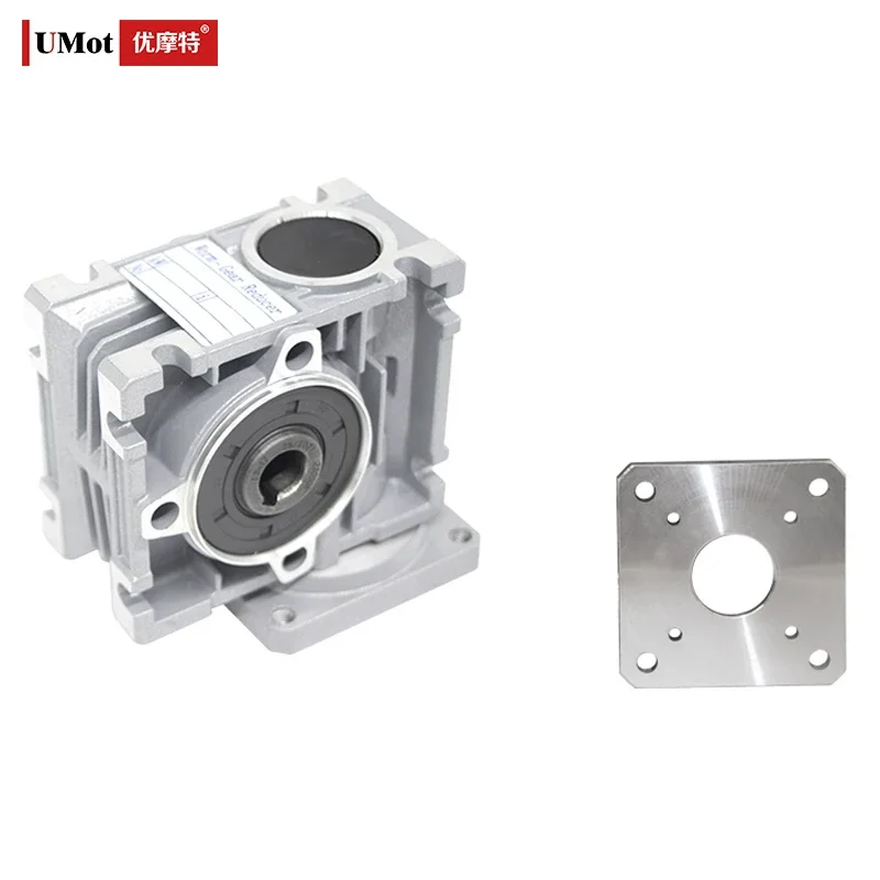 

Umot Square Flange 42mm Nema17 Dc Worm Gear Box Ratio 1:15/1:20/1:30/1:40/1:50/1:60 Self-locking 1.7-14N.m Speed Reducer Gearbox