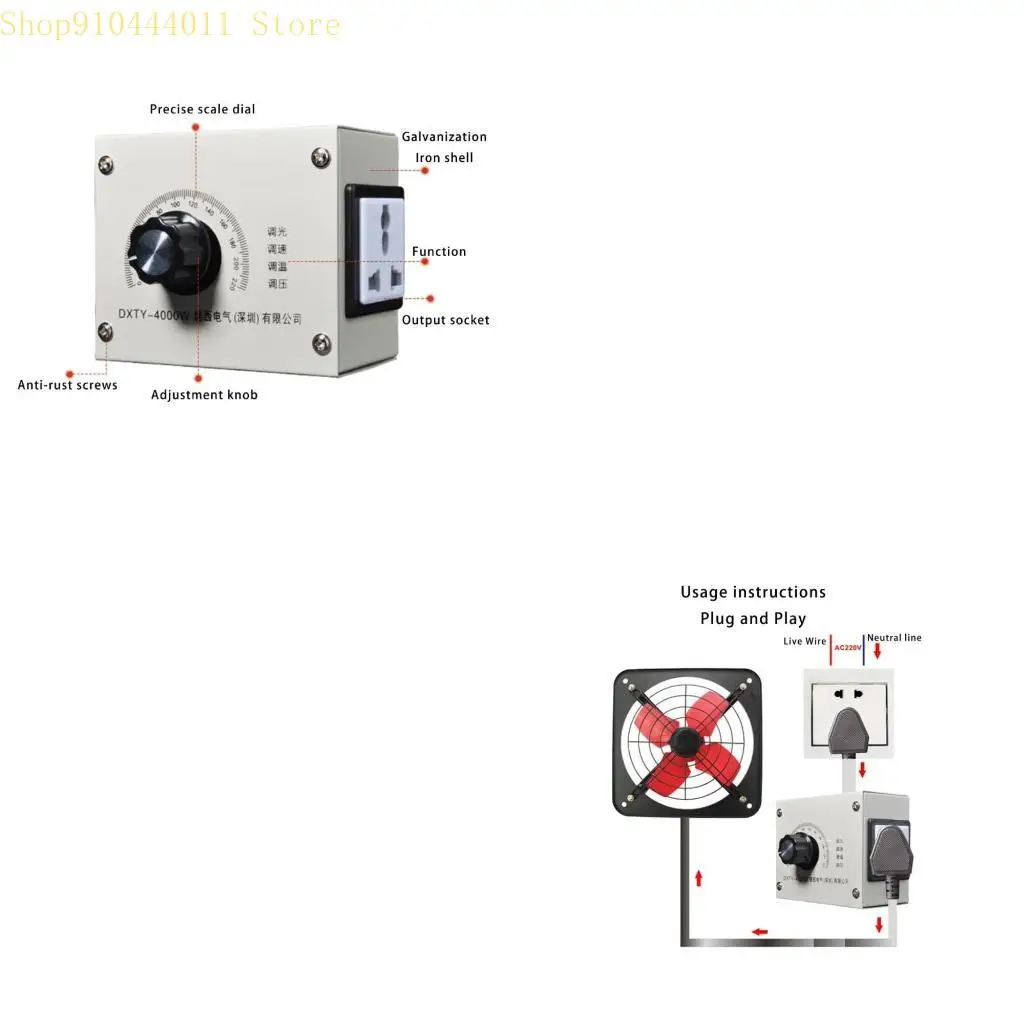 

28GF Compacts Variable Regulator High Power Electronic Speed Regulator 0-220V Current Regulator Variable Speed Reducers