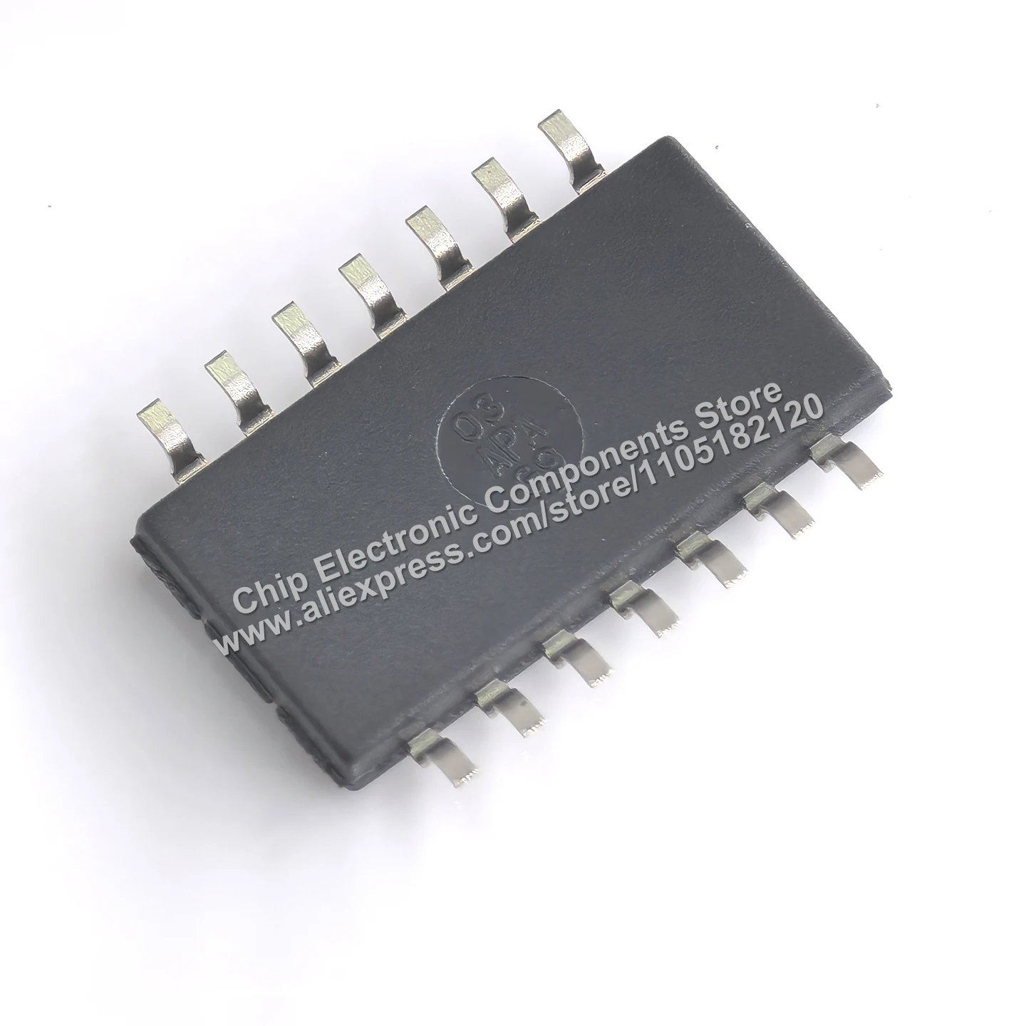 （10PCS）Original SMD IC TC74AC08F 74AC08 SOP-14, 5.2 mm body, CMOS quad 2-input AND gate logic chip.