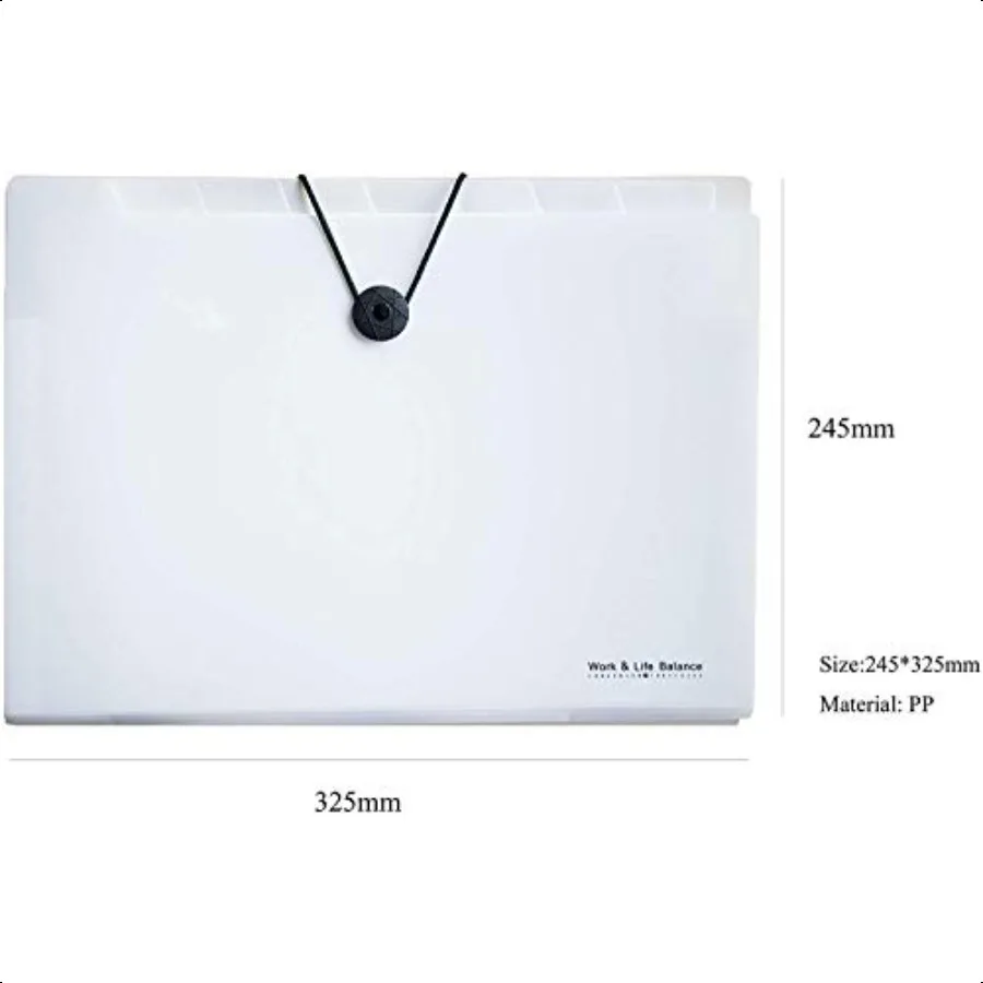 UFan مجلد ملفات قابل للتوسيع المنظم 5 جيوب A4 حجم الرسالة الأكورديون منظم الملفات المحمولة توسيع صندوق حفظ الملفات البلاستيك أ