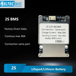 Heltec 2s 40a bms balancierte 7,4 v 8,4 v li-ion ncm bms/3,2 v lifepo4 Lithium eisen phosphat Batteries chutz brett mit Kühlkörper