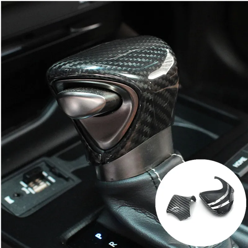 

Car Gear Shift Knob Trim Cover Interior Protective Frame For Lexus ES 2018-2023 UX 2019-2023 LX 2022-2023 Carbon Fiber ABS