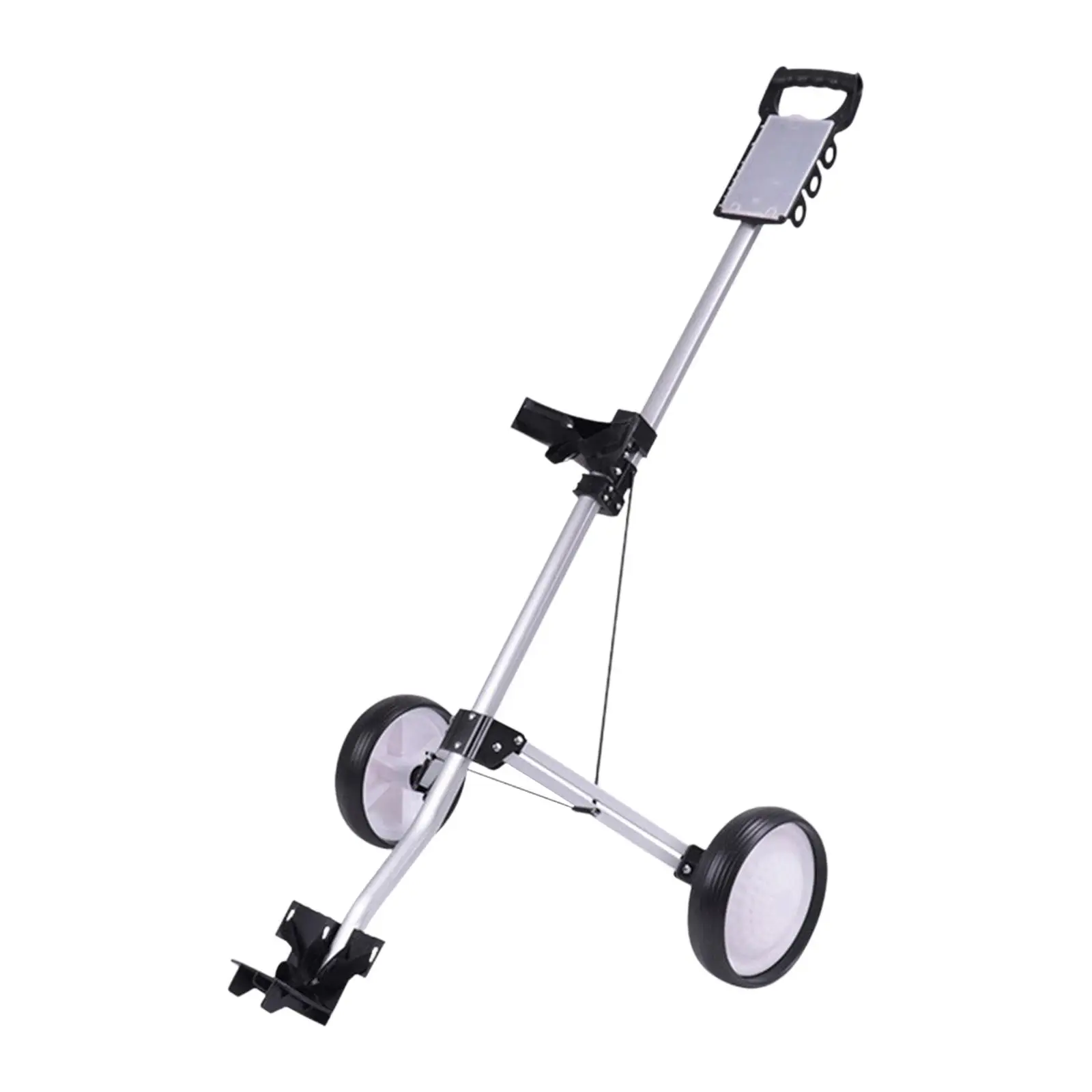 

Golf Push Cart Lightweight with Scoreboard Foldable Aluminum Alloy Caddy Cart for Training Women Men Outdoor Golfers Golf Clubs