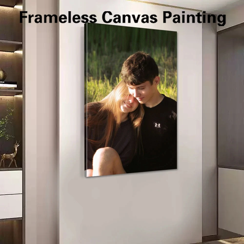 1 Pieza, Sin Marco, Personalizado, Foto Personalizada, Pósteres y Láminas con Fotos de Parejas, Arte de Pared, Impresión en Lienzo, Cuadro de Animales para Pared