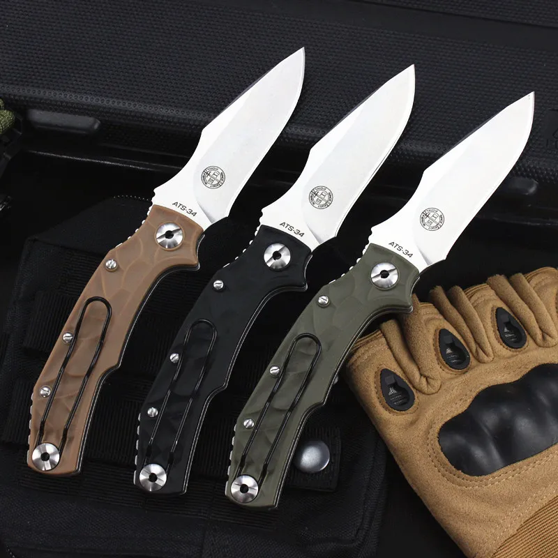 Kesiwo POHL Folding Knife D2 Blade Nylon Fiber Handle Ball Bearing Utility Camping Outdoor EDC Survival Pocket Fold Knife