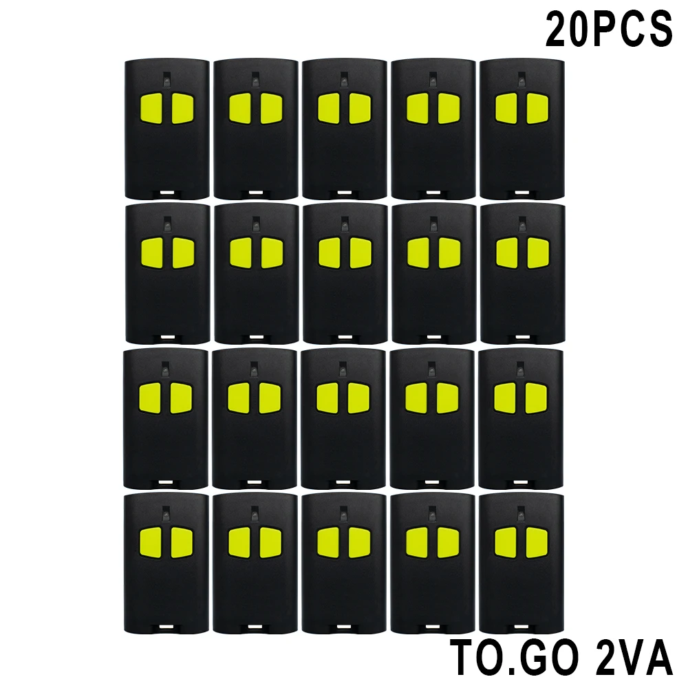 20pcs/set TO.GO 2VA 2WV Garage Door Remote Control for BENINCA TO.GO 2VA 4VA 2WV 4WV CUPIDO-2 -4 433MHz Handheld Transmitter