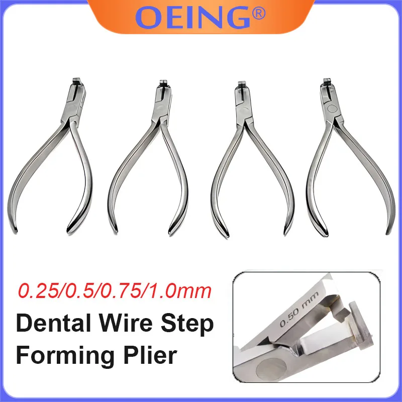 

Orthodontic Step-Forming Forceps: Stainless Steel Heat-Resistant Sterilizable—for Precise Shaping of Archwires in Dental Clinics