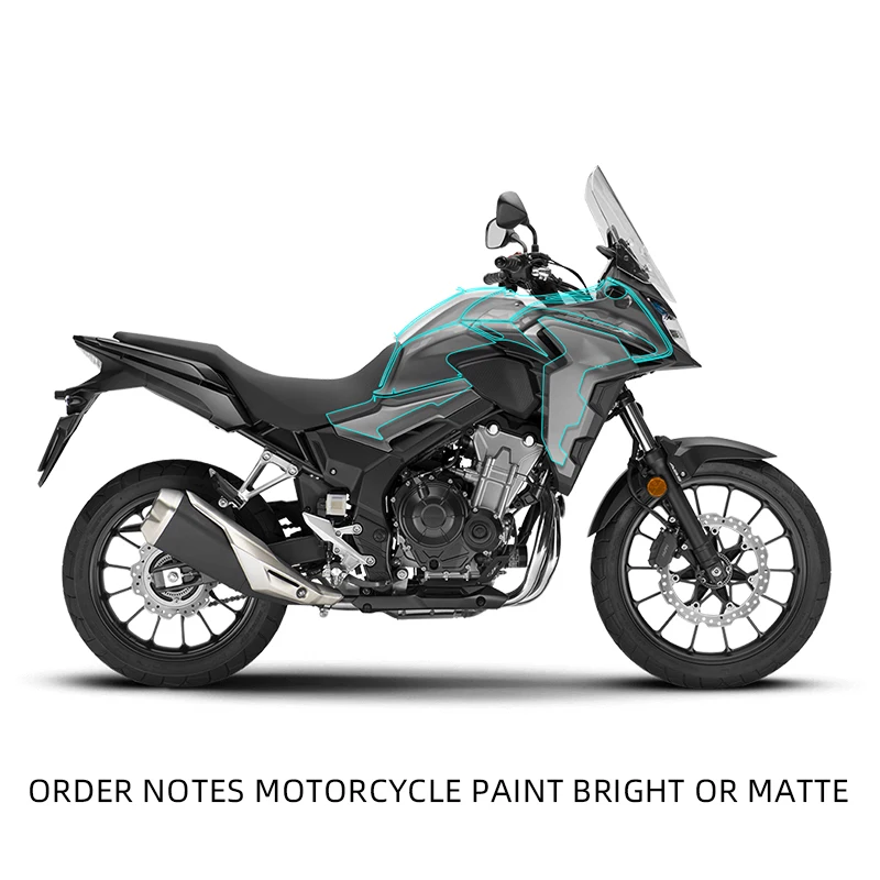 For HONDA CB500X Motorcycle Full Body Transparent Protective Film Kits Of Bike Accessories Protection Stickers Decals