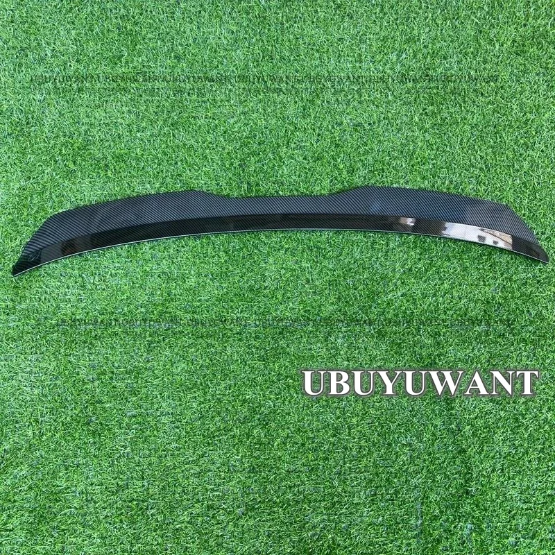 Für FORD FIESTA MK6 ST 2004 - 2008 Auto HECKFLÜGEL Lippe SPOILER ABS Kunststoff Glänzend Schwarz Dachflügel Heckspoiler – Detail 12