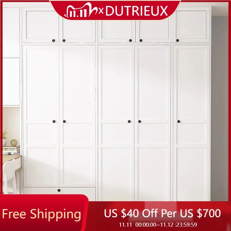

Luxury Clothes Wardrobe Storage Bedroom Waterproof European Organization Wardrobe Dressing Living Room Szafy Hotel Furniture