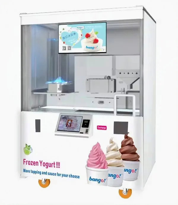 Customized Soft Serve Ice Cream Vending Machine for Business Easy Operation Automatic Refill Reminder Vending Machine