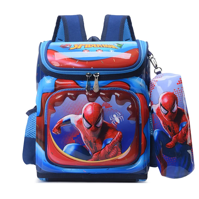 Disney Frozen Girl School Bag Sofia Spider Man Kindergarten Backpack Student Shoulder Orthopedic Backpack Kids Gifts Mochilas