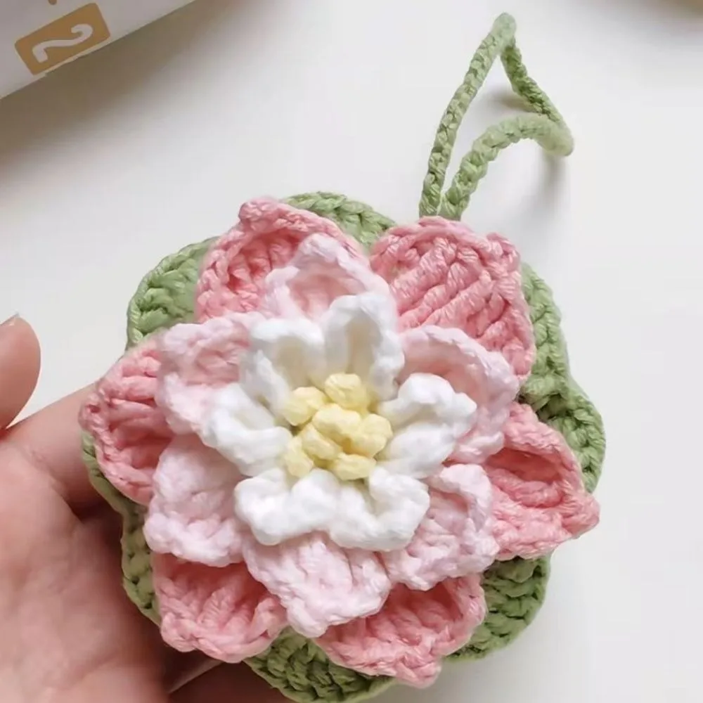 Handmade Crochet Cup Holder Fruit Shaped Knitted Cup Sleeve Reusable Hollow Out Water Cup Mesh Bag On-the-Go Drinks
