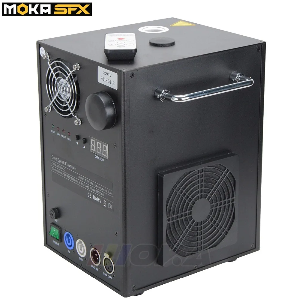 Cold Spark Machine 750w Stage Cold Fireworks Sparkler Wedding Machine Spark Fountain DMX Remote Control Wedding Party Show