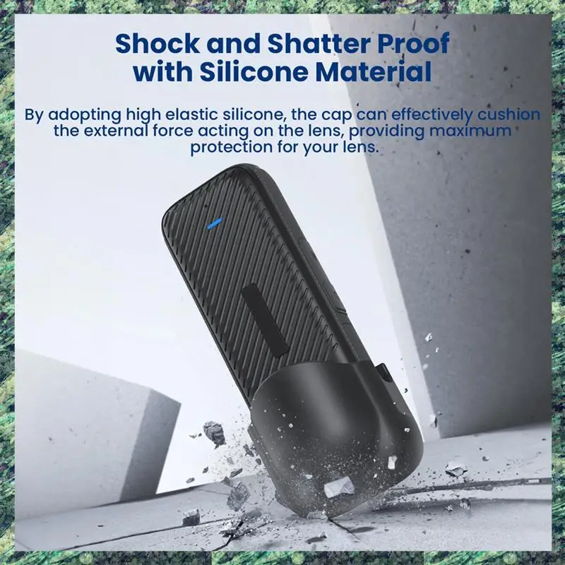 Крышка объектива SCLS для Insta360 X4, защитная крышка, аксессуары для камеры Insta360 X4, защита от пыли и царапин, силиконовый защитный объектив